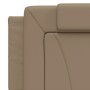Gepolstertes Kopfteil aus synthetischem Capuccino-Leder, 160 cm. von , Kopf- und Fußteile - Ref: Foro24-374801, Preis: 53,74 ...