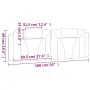 Cabecero de cama acolchado cuero sintético capuchino 160 cm de , Cabeceros y pies de cama - Ref: Foro24-374801, Precio: 52,94...