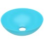 Lavabo de cuarto de baño redondo cerámica verde claro de vidaXL, Lavabos - Ref: Foro24-146980, Precio: 52,18 €