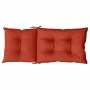 Cojines silla respaldo alto 4 uds tela rojo melange 120x50x7 cm de , Cojines para sillas y sofás - Ref: Foro24-4002365, Preci...