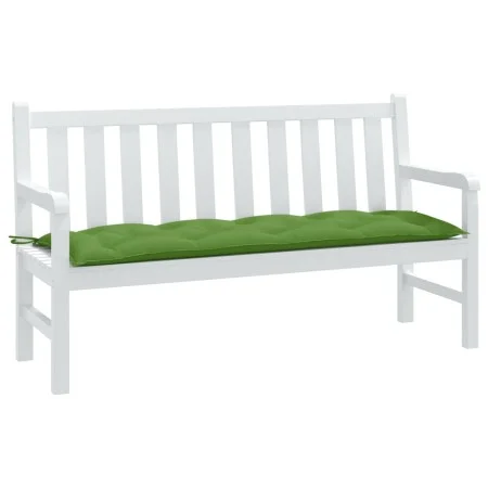 Cojín para banco de jardín tela verde melange 150x50x7 cm de , Cojines para sillas y sofás - Ref: Foro24-4002558, Precio: 31,...