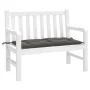 Kissen für Gartenbank, dunkelgraues Melange-Gewebe, 100x50x7 cm. von , Kissen für Stühle und Sofas - Ref: Foro24-4002532, Pre...