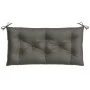 Cushion for garden bench in dark gray melange fabric 100x50x7 cm by , Cushions for chairs and sofas - Ref: Foro24-4002532, Pr...