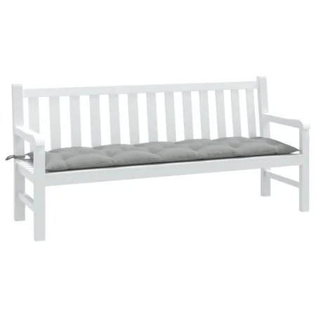 Light gray melange fabric cushion for a garden bench 180x50x7 cm by , Cushions for chairs and sofas - Ref: Foro24-4002564, Pr...