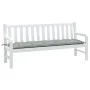 Kissen für Gartenbank aus hellgrauem Melange-Stoff 180x50x7 cm. von , Kissen für Stühle und Sofas - Ref: Foro24-4002564, Prei...