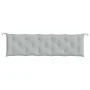 Light gray melange fabric cushion for a garden bench 180x50x7 cm by , Cushions for chairs and sofas - Ref: Foro24-4002564, Pr...