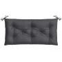 Cushion for garden bench in anthracite gray melange fabric, 100x50x7 cm. by , Cushions for chairs and sofas - Ref: Foro24-400...
