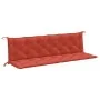 Cushions for garden bench 2 units red melange fabric 200x50x7 cm by , Cushions for chairs and sofas - Ref: Foro24-4002636, Pr...
