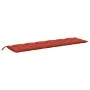 Cushions for garden bench 2 units red melange fabric 200x50x7 cm by , Cushions for chairs and sofas - Ref: Foro24-4002636, Pr...