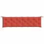 Cushions for garden bench 2 units red melange fabric 200x50x7 cm by , Cushions for chairs and sofas - Ref: Foro24-4002636, Pr...