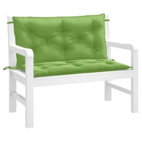 Kissen für Gartenbank 2 Stück Stoff in Melange-Grün 100x50x7 cm von , Kissen für Stühle und Sofas - Ref: Foro24-4002591, Prei...