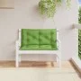 Cushions for garden bench 2 units green melange fabric 100x50x7 cm by , Cushions for chairs and sofas - Ref: Foro24-4002591, ...