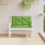 Kissen für Gartenbank 2 Stück Stoff in Melange-Grün 100x50x7 cm von , Kissen für Stühle und Sofas - Ref: Foro24-4002591, Prei...