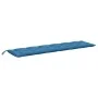 Kissen für Gartenbank 2 Stück Stoff in meliertem Blau 200x50x7 cm von , Kissen für Stühle und Sofas - Ref: Foro24-4002634, Pr...