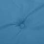 Cushions for garden bench 2 units blue melange fabric 200x50x7 cm by , Cushions for chairs and sofas - Ref: Foro24-4002634, P...