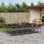 Garten-Essgruppe mit 13-teiligen Kissen aus grauem synthetischem Rattan. von , Gartensets - Ref: Foro24-3278071, Preis: 831,9...