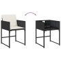 Set comedor de jardín con cojines 13 pzas ratán sintético negro de , Conjuntos de jardín - Ref: Foro24-3278078, Precio: 845,1...