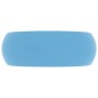 Matte light blue round ceramic luxury washbasin 40x15 cm by vidaXL, Sinks - Ref: Foro24-147000, Price: 77,54 €, Discount: %