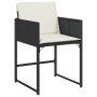 Garden dining set with 13-piece black synthetic rattan cushions by , Garden sets - Ref: Foro24-3278174, Price: 733,78 €, Disc...