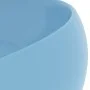 Matte light blue round ceramic luxury washbasin 40x15 cm by vidaXL, Sinks - Ref: Foro24-147000, Price: 76,35 €, Discount: %