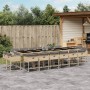 Garten-Essgruppe, 17-teilig, mit beigen Polstern aus synthetischem Rattan. von , Gartensets - Ref: Foro24-3278195, Preis: 973...