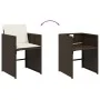 Set muebles de jardín 13 pzas y cojines ratán sintético marrón de , Conjuntos de jardín - Ref: Foro24-3277928, Precio: 695,46...