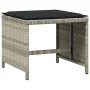 Garden dining set with 15 pieces, light gray synthetic rattan and cushions. by , Garden sets - Ref: Foro24-3277942, Price: 97...