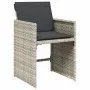 Garden dining set with 15 pieces, light gray synthetic rattan and cushions. by , Garden sets - Ref: Foro24-3277942, Price: 97...