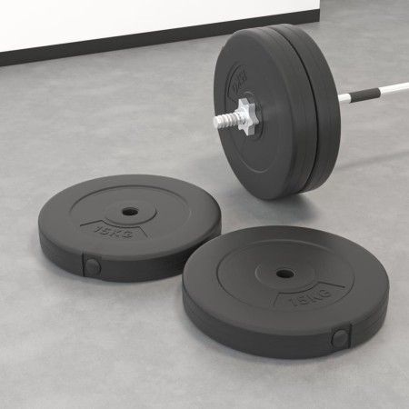 Hantelscheiben 2 Stück 30 kg Zement von vidaXL, freies Gewicht - Ref: Foro24-93598, Preis: 89,33 €, Rabatt: %
