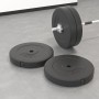 Hantelscheiben 2 Stück 30 kg Zement von vidaXL, freies Gewicht - Ref: Foro24-93598, Preis: 89,33 €, Rabatt: %