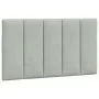 Cama con colchón terciopelo gris claro 90x200 cm de , Camas y somieres - Ref: Foro24-3208574, Precio: 275,26 €, Descuento: %