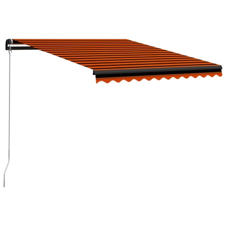 Orange und braune einziehbare manuelle Markise 300x250 cm von vidaXL, Markisen - Ref: Foro24-3055187, Preis: 270,44 €, Rabatt: %