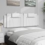 Cabecero de cama acolchado cuero sintético blanco 160 cm de , Cabeceros y pies de cama - Ref: Foro24-374798, Precio: 64,13 €,...