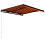 Orange und braune einziehbare manuelle Markise 300x250 cm von vidaXL, Markisen - Ref: Foro24-3055187, Preis: 270,44 €, Rabatt: %