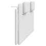Cabecero de cama acolchado cuero sintético blanco 160 cm de , Cabeceros y pies de cama - Ref: Foro24-374798, Precio: 63,00 €,...