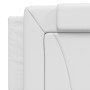 Gepolstertes Kopfteil aus weißem Kunstleder, 160 cm. von , Kopf- und Fußteile - Ref: Foro24-374798, Preis: 64,13 €, Rabatt: %