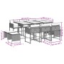 Set comedor de jardín 11 pzas con cojines ratán sintético beige von , Gartensets - Ref: Foro24-3278099, Preis: 484,15 €, Raba...
