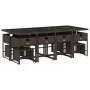 Set muebles de jardín 13 pzas y cojines ratán sintético marrón von , Gartensets - Ref: Foro24-3278108, Preis: 863,65 €, Rabat...
