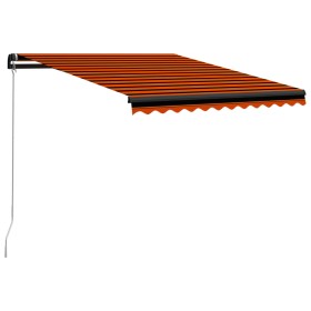 Manuelle einziehbare Markise orange und braun 350x250 cm von vidaXL, Markisen - Ref: Foro24-3055189, Preis: 228,75 €, Rabatt: %