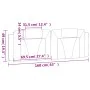 Padded headboard in white and black synthetic leather, 160 cm. by , Headboards and footboards - Ref: Foro24-374803, Price: 63...