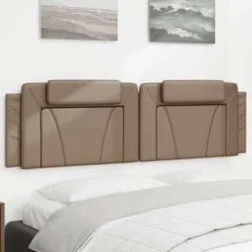 Gepolstertes Kopfteil aus synthetischem Capuccino-Leder, 180 cm. von , Kopf- und Fußteile - Ref: Foro24-374808, Preis: 62,76 ...