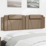Padded headboard in synthetic cappuccino leather, 180 cm. by , Headboards and footboards - Ref: Foro24-374808, Price: 61,83 €...