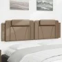 Padded headboard in synthetic cappuccino leather, 180 cm. by , Headboards and footboards - Ref: Foro24-374808, Price: 62,76 €...