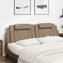 Padded headboard in synthetic cappuccino leather, 180 cm. by , Headboards and footboards - Ref: Foro24-374808, Price: 61,83 €...
