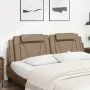 Padded headboard in synthetic cappuccino leather, 180 cm. by , Headboards and footboards - Ref: Foro24-374808, Price: 62,76 €...