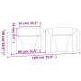 Padded headboard in synthetic cappuccino leather, 180 cm. by , Headboards and footboards - Ref: Foro24-374808, Price: 61,83 €...