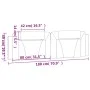 Padded headboard in synthetic cappuccino leather, 180 cm. by , Headboards and footboards - Ref: Foro24-374808, Price: 62,76 €...