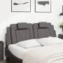 Gepolstertes Kopfteil aus grauem Kunstleder, 140 cm breit. von , Kopf- und Fußteile - Ref: Foro24-374793, Preis: 51,78 €, Rab...