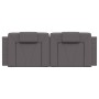 Cabecero de cama acolchado cuero sintético gris 140 cm de , Cabeceros y pies de cama - Ref: Foro24-374793, Precio: 52,53 €, D...