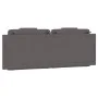 Gepolstertes Kopfteil aus grauem Kunstleder, 140 cm breit. von , Kopf- und Fußteile - Ref: Foro24-374793, Preis: 51,78 €, Rab...